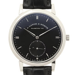 A. Lange & Sohne Grand Saxonia Automatik Black Dial Mens Watch 307.029
