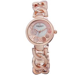 Akribos XXIV AK678RG Rose Gold-tone Ladies Watch