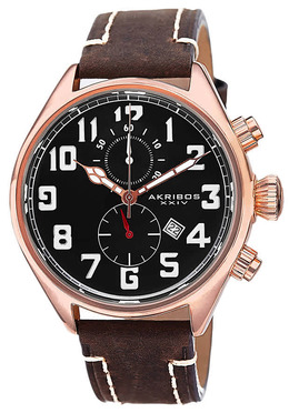 Akribos XXIV Essential Chronograph Mens Watch ak706rg