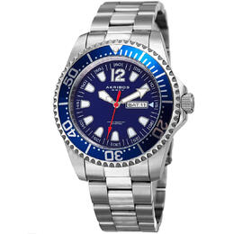 Akribos XXIV Extremis Quartz Blue Dial Mens Watch p50170