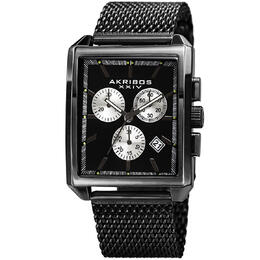 Akribos XXIV Womens Casual Chronograph Quartz - Black Dial Mens Watch p50154