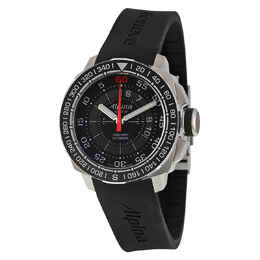 Alpina Seastrong YachTimer Regatta Countdown Black Dial Mens Watch al-880lbg4v6
