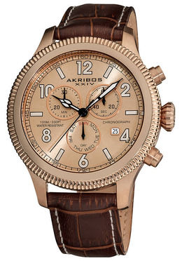 Akribos XXIV Ultimate Chronograph Mens Watch AK575BR