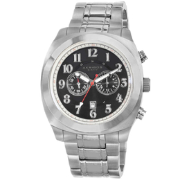 Akribos XXIV Mens Chronograph Stainless Steel Watch - ak624ss