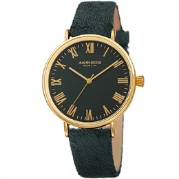Akribos XXIV Quartz Green Dial Ladies Watch - AK1081GN