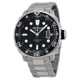 Alpina Adventure Extreme Diver Black Dial Stainless Steel Watch 525LB4V26B al-525lb4v26b
