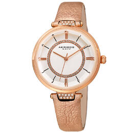 Akribos XXIV Ladies Watch - Quartz White Dial AK1116PK