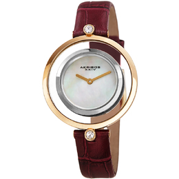 Akribos XXIV Ladies Watch Quartz White Dial AK1060PU