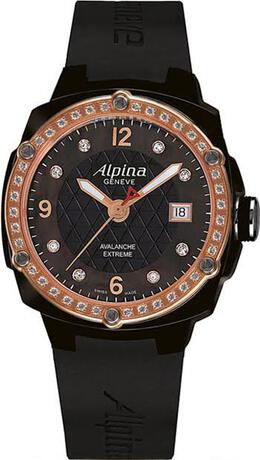 Alpina Avalanche Extreme Black Mother of Pearl Dial Ladies Watch al-240mpbd3fbaedc4