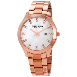 AK954RG Mother of Pearl Dial Rose Gold-Tone Ladies Watch