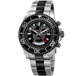 Akribos XXIV P50173 Mens Casual Quartz Watch Black Dial