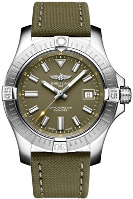Breitling Avenger Automatic Chronometer Green Dial Mens Watch a17318101l1x1