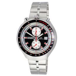 Adee Kaye Chronograph Quartz Black Dial Mens Watch ak5562-mbk