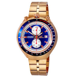 Adee Kaye Chronograph Quartz Blue Dial Mens Watch ak5562-mrgbu