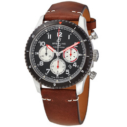 Breitling Aviator 8 Chronograph Automatic Black Dial Mens Watch ab01194a1b1x1