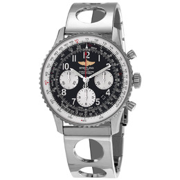 Breitling Navitimer 01 Chronograph Automatic Chronometer Black Dial Mens Watch ab012012/bb01.222a