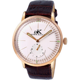 Adee Kaye Hand Wind White Dial Mens Watch ak9044-mrgwt