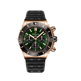 Breitling Super Chronomat Chronograph Automatic Chronometer Green Dial Mens Watch rb01361a1l1s1