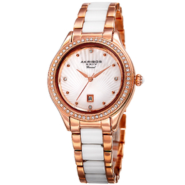Akribos XXIV AK977RG Mother of Pearl Dial Quartz Ladies Watch