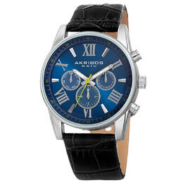 Akribos XXIV Enterprise P50151 Blue Dial Mens Watch