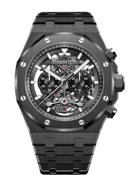 Audemars Piguet Royal Oak Tourbillon Openworked Chronograph Hand Wind Mens Watch 26343ce.oo.1247ce.01