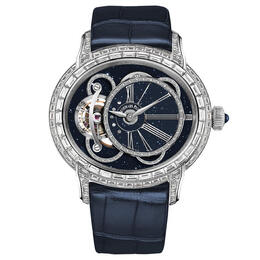 Audemars Piguet Millenary Tourbillon Blue Aventurine Dial Mens Hand Wind Diamond Watch 26381bc.zz.d312cr.01