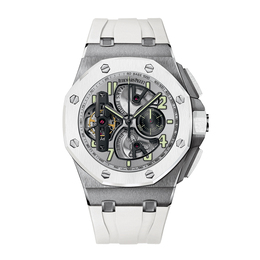 Audemars Piguet Royal Oak Offshore Tourbillon Silver Dial Automatic Mens Watch 26387io.oo.d010ca.01