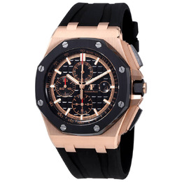 Audemars Piguet Royal Oak Offshore Black Mega Tapisserie Dial Mens Chronograph Watch 26401ro.oo.a002ca.02