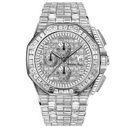 Audemars Piguet Royal Oak Offshore 18-carat White Gold Diamond Pave Automatic Mens Watch 26403bc.zz.8044bc.01