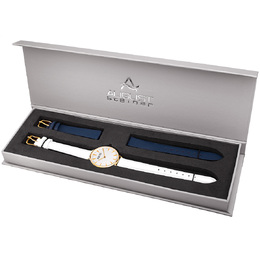 August Steiner AS8206YG-BX - Ladies Quartz Watch with White Dial