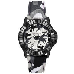 Armani Exchange Mens Quartz Watch AX1856 - Black Dial with Grey and White Accents
