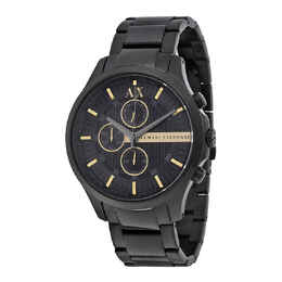 Armani Exchange Mens Chronograph Black Dial Watch AX2164