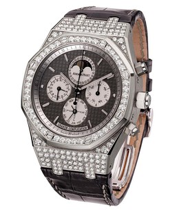 Audemars Piguet Royal Oak Grande Complication Diamond and White Gold Mens Watch 25990bc.zz.d005cr.01