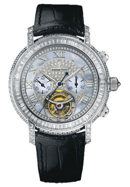 Audemars Piguet Jules Audemars Tourbillon Chronograph Diamond Ladies Watch 26083BCZZD102CR01 26083bc.zz.d102cr.01