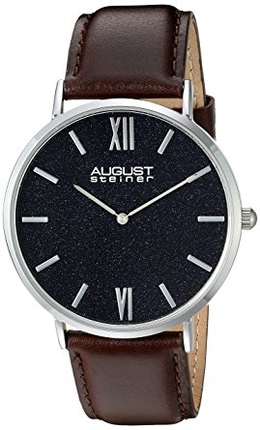 August Steiner Urbane Blue Sandstone Dial Mens Watch as8211ssbu