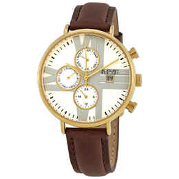 August Steiner Multifunction Silver Dial Ladies Watch AS8220BRYG
