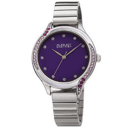 August Steiner as8279pu Purple Dial Ladies Watch - 30m Water Resistant