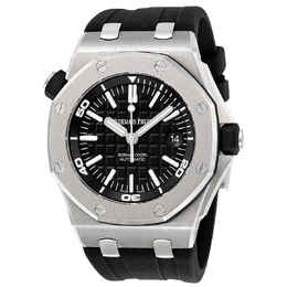 Audemars Piguet Royal Oak Offshore Diver Black Dial Black Rubber Mens Watch 15710stooa002ca01