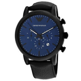 AR11351 Armani Classic Mens Chronograph Quartz Watch Blue Dial