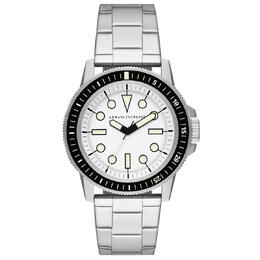 Armani Exchange AX1853 Classic Mens Quartz Watch - White Dial