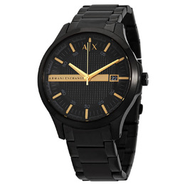 Armani Exchange Mens Quartz Watch AX2413 Black Dial