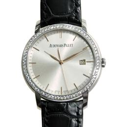 Audemars Piguet Jules Audemars Automatic Diamond 18 kt White Gold Mens Watch 15171bc.zz.a002cr.01