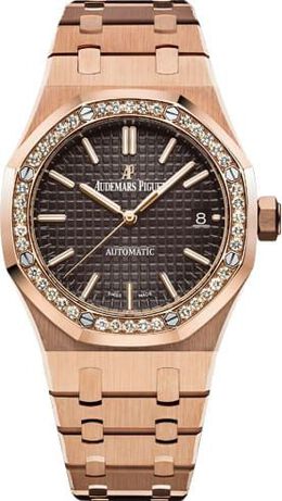 Audemars Piguet Royal Oak Automatic Ladies Diamond Watch 15451or.zz.1256or.04