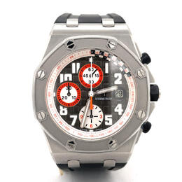 Pre-owned Audemars Piguet Royal Oak Offshore Chronograph Grey Dial Mens Watch 26175st.oo.d003cu.01