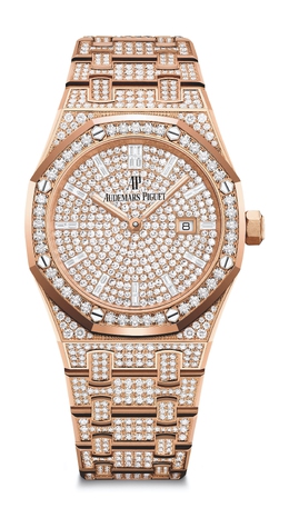 Audemars Piguet Royal Oak Quartz Diamond Ladies Watch 67652or.zz.1265or.01
