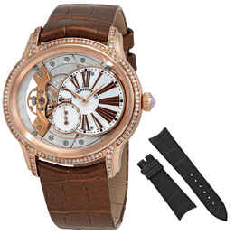 Audemars Piguet Millenary White Mother Of Pearl Dial Ladies 18 Carat Pink Gold Watch 77247or.zz.a812cr.01