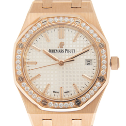 Audemars Piguet Royal Oak Automatic Diamond White Dial Ladies Watch 77351or.zz.1261or.01