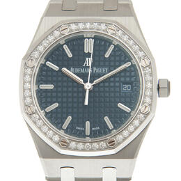Audemars Piguet Royal Oak Automatic Diamond Blue Dial Ladies Watch 77351st.zz.1261st.01