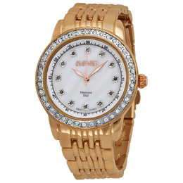 August Steiner AS8045RG Mother of Pearl Dial Rose Gold-tone Ladies Watch