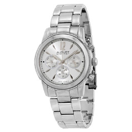 August Steiner Multi-Function Silver Dial Ladies Watch as8087ss